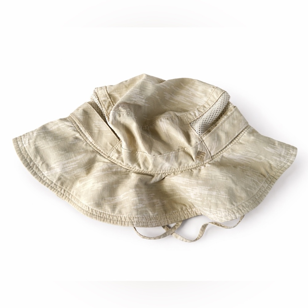 Columbia Unisex Bucket Hat Beige Lightweight Outdoor Sun Hat OS